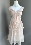 Sheath Chiffon Short Prom Dresses, Sleeveless Homecoming Dresses Birthday Dresses HZ1024