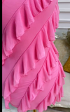 Strapless Sheath Chiffon Short Prom Dresses, Pink Homecoming Dresses Birthday Dresses HZ1024