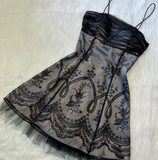 A-line Tulle Short Prom Dresses, Grey Homecoming Dresses, Spaghetti Strap Birthday Dresses HZ1024