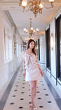 Spaghetti Strap Sheath Satin Short Prom Dresses, Off-White Homecoming Dresses HZ1024