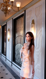 Spaghetti Strap Sheath Satin Short Prom Dresses, Off-White Homecoming Dresses HZ1024