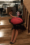 Strapless A-Line Birthday Dresses, Black Homecoming Dresses HZ1024