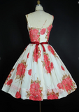 A-Line Short Prom Dresses Floral Birthday Dresses, Homecoming Dresses HZ1024