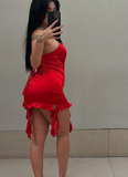 Strapless Bodycon Satin Short Prom Dresses, Burgundy Homecoming Dresses HZ1024