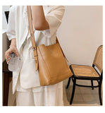 capacity commuter versatile crossbody bucket bag tote bag HZ1024