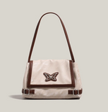 retro motorcycle butterfly commuter shoulder bag HZ1024