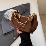 versatile hand chain shoulder saddle bag messenger bag HZ1024