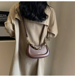 versatile hand chain shoulder saddle bag messenger bag HZ1024