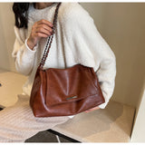 capacity retro versatile chain shoulder bag HZ1024
