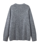 cherry embroidered crew neck sweater HZ1024