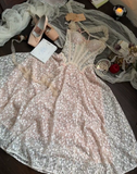 Lace Strap A-Line Birthday Dresses Pink Formal Dresses HZ1024