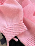 3D Petal Round Neck Thick Sweater HZ1024