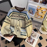 Isle Vintage Jacquard Cardigan HZ1024