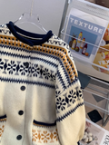 Isle Vintage Jacquard Cardigan HZ1024