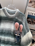 Bunny Loose Long sleeve Sweater HZ1024