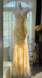 Mermaid Coral Formal Dresses Tulle Sequin Sweetheart Neck Long Prom Dresses Coral Evening Dresses HZ1024
