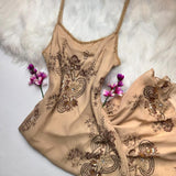 Sheath Formal Dresses, Spaghetti Strap Prom Dresses, Chiffon Beaded Evening Gowns HZ1024