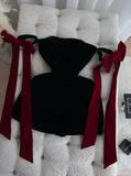 Off-the-shoulder Sheath Short Prom Dresses Satin Black Homecoming Dresses Sexy Birthday Dresses HZ1024