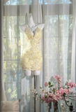 Halter Sheath Short Prom Dresses Embroidered Applique Homecoming Dresses Pink Birthday Dresses HZ1024