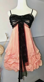 Spaghetti Strap Sheath Short Prom Dresses Satin Coral Homecoming Dresses HZ1024