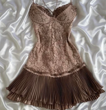 Pink Spaghetti Strap Chiffon Party Dresses Lace Applique Short Prom Dresses Homecoming Dress HZ1024