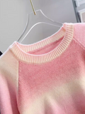 color dopamine soft waxy women's long-sleeved sweater HZ1024