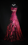 Sweetheart Neck A-Line Long Prom Dresses Taffeta Burgundy Formal Dresses Sleeveless Evening Gowns HZ1024