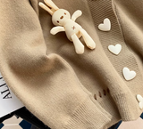 Style Heart Rabbit Cardigan Sweater HZ1024
