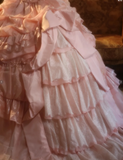 Strapless Ball Gown Pink Long Prom Dresses Lace Pink Quinceanera Dresses Sweet 16 Dress HZ1024