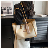 large-capacity commuter shoulder tote bag HZ1024