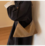 Deerskin Commuter Crossbody Bag HZ1024