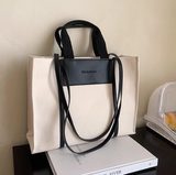 commuter large capacity canvas shoulder bag HZ1024