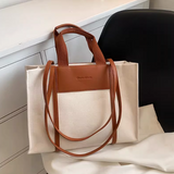 commuter large capacity canvas shoulder bag HZ1024