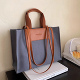 commuter large capacity canvas shoulder bag HZ1024