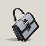 contrast color small square bag single shoulder handbag crossbody bag HZ1024