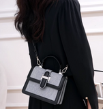 contrast color small square bag single shoulder handbag crossbody bag HZ1024