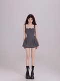 sweet lace stitching suspender dress £¨Skirt + Pants£© HZ1024