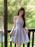 Sweetheart Homecoming Dress,Spaghetti Strap Short Prom HZ1024