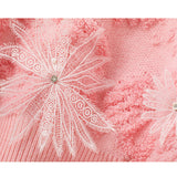 floral embroidered crewneck sweater HZ1024