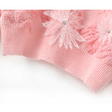 floral embroidered crewneck sweater HZ1024