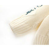 style three-dimensional bear hooded knitted cardigan HZ1024