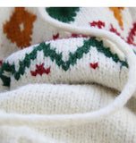 Preppy Fair Isle Hooded Cardigan Sweater HZ1024