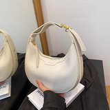 all-match solid color shoulder crossbody bag dumpling bag HZ1024