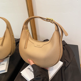 all-match solid color shoulder crossbody bag dumpling bag HZ1024