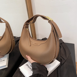 all-match solid color shoulder crossbody bag dumpling bag HZ1024