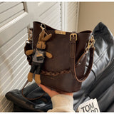 versatile crossbody bag portable bucket bag HZ1024