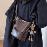 versatile crossbody bag portable bucket bag HZ1024