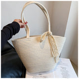 shoulder tote bag beach handbag woven bag HZ1024