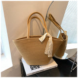 shoulder tote bag beach handbag woven bag HZ1024