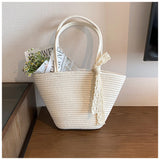 shoulder tote bag beach handbag woven bag HZ1024